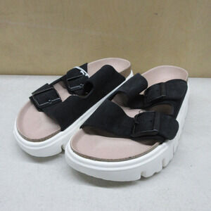 Birkenstock Women's Arizona Chunky Sandals, Black, 6